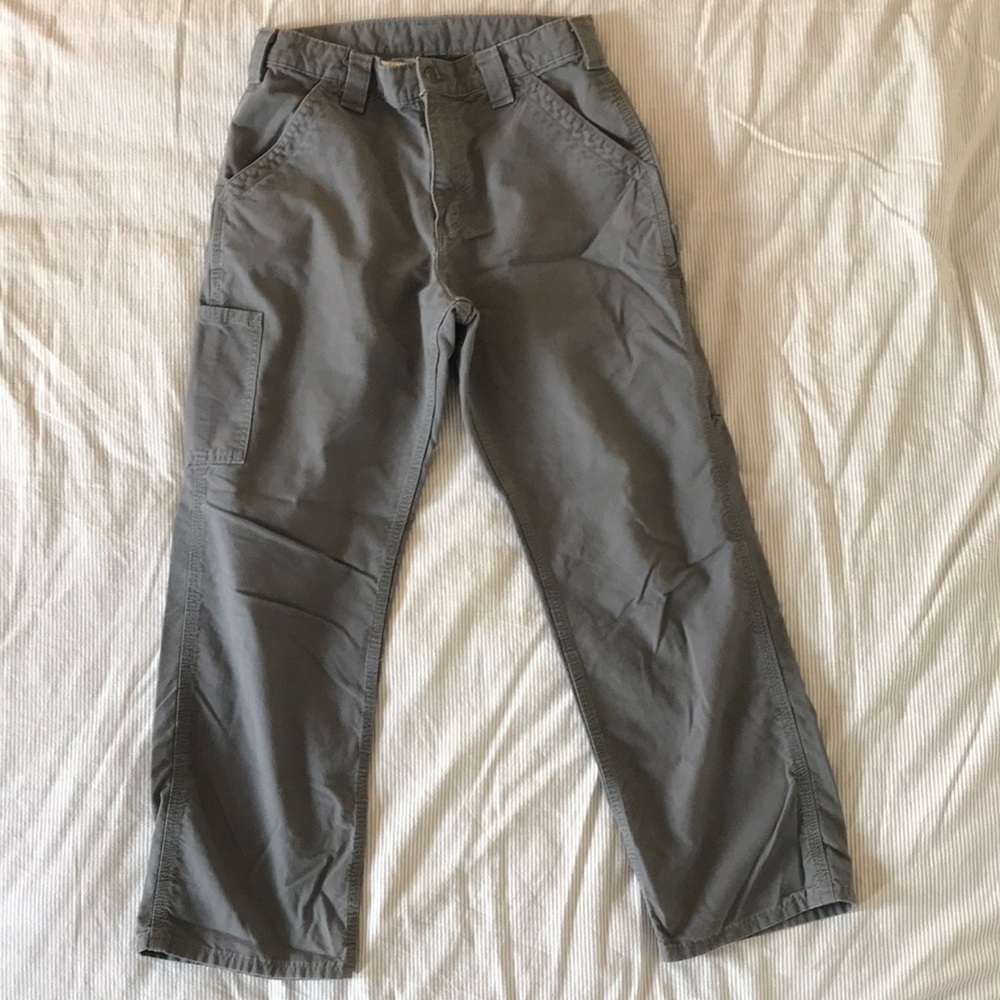Grey carhartts 31x30